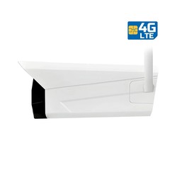 Боковой вид уличной 4G камеры с антенной и защитным корпусом