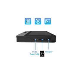Монитор видеоглазка с разъёмом Type-C и картой памяти
