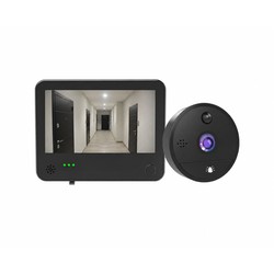 Wi-Fi видеоглазок с монитором и ответом на звонок со смартфона