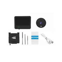 Комплектация Wi-Fi видеоглазка с монитором
