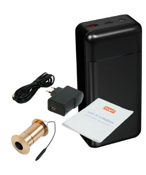 Видеоглазок с аккумулятором 