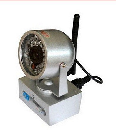Беспроводная цветная камера с ИК подсветкой (Audio/Video) и 4 канальный приемник (2.4GHz) (до 350-500 м.) 540 ТВЛ. 